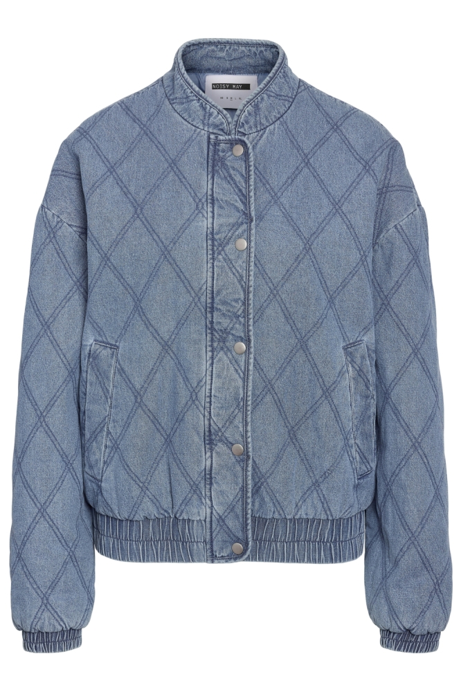 NMCLAIRE QUILT DENIM JACKET 27034965 Light Blue Denim